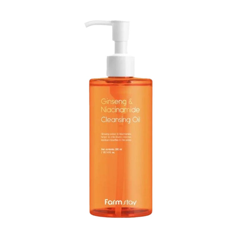 Очищувальна олія для обличчя FarmStay Ginseng &amp; Niacinamide Cleansing Oil з женьшенем та ніацинамідом, 300 мл